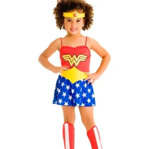 Fantasia Vestido Bebê Mulher Maravilha