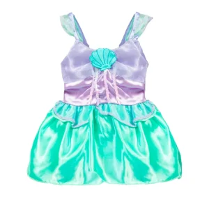 Vestido Fantasia Bebê Sereia Ariel