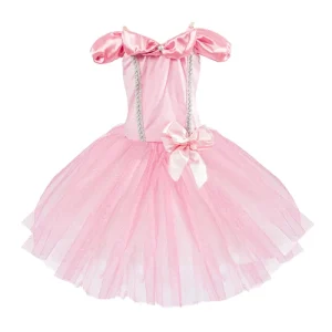 Vestido Fantasia Infantil Princesa Bailarina Rosa