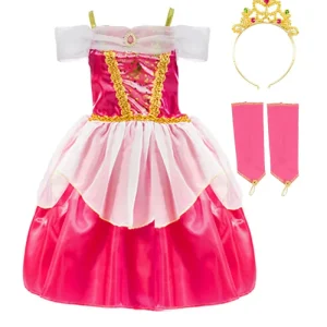 Vestido Fantasia Infantil Princesa Aurea