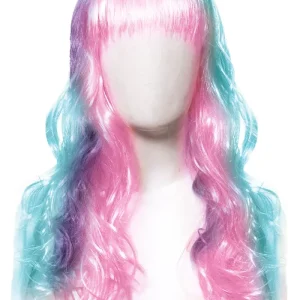 Peruca Sintética Longa Ondulada – Candy Colors