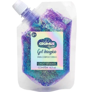 Glitter em Gel para Corpo e Cabelo – Lilás