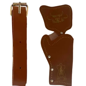 Coldre Cowboy Couro Sintético – Marrom