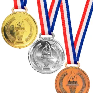 Kit Medalhas Plásticas – Com 3 Peças