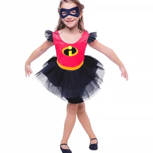 Vestido Fantasia Infantil Violeta – Os Incríveis