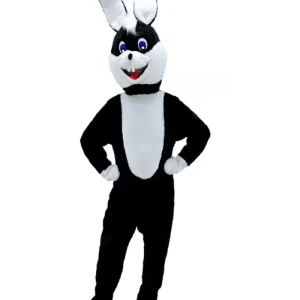 Fantasia Adulto Coelho Mascote – Preto