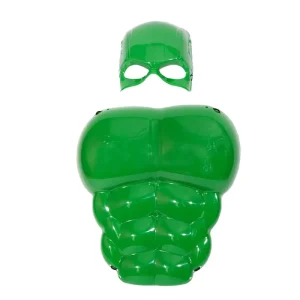 Kit Fantasia Infantil Herói Verde – Peitoral e Máscara