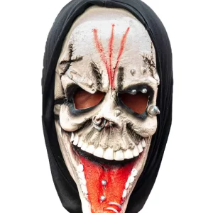 Máscara Látex Caveira Piercing