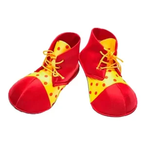 Sapato de Palhaço Tecido – Vermelho