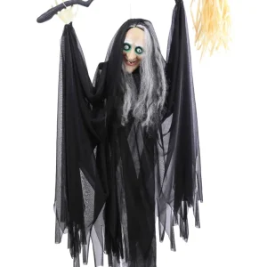 Bruxa Decorativa Halloween Thelma com Led