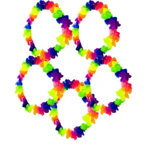 Kit Colar Havaiano Neon – 5 Unidades