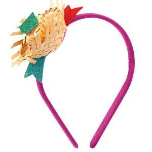 Tiara Junina com Mini Chapéu – Pink