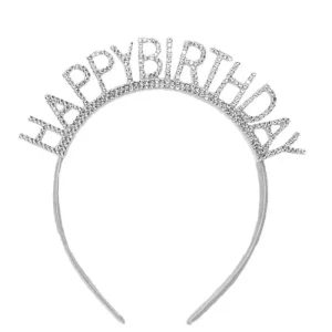 Tiara Happy Birthday Strass