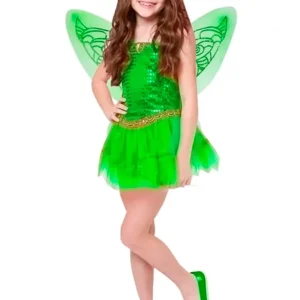 Vestido Fantasia Infantil Fada Verde