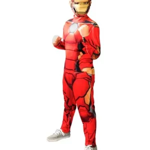 Fantasia Infantil Homem de Ferro Clássica Longa