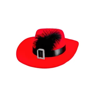 Chapéu Infantil Mosqueteiro – Vermelho