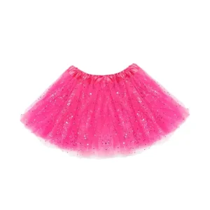 Saia Tule Infantil Glamurosa – 30cm – Pink