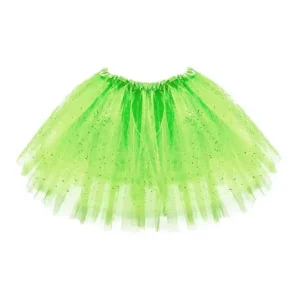 Saia Tule Adulto Glamurosa – 40cm – Verde