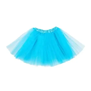 Saia Tule Infantil Lisa – 30cm – Azul