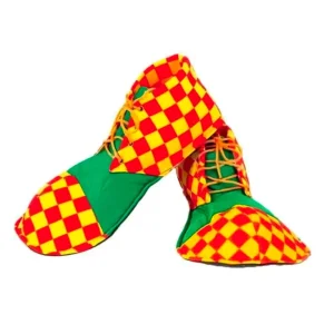 Sapato de Palhaço Tecido – Xadrez