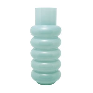 VASO DE VIDRO GOMOS MENTA 15CM X 15CM X 35CM