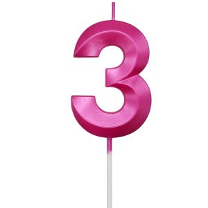 VELA DESIGN ROSA NUMERO – 3