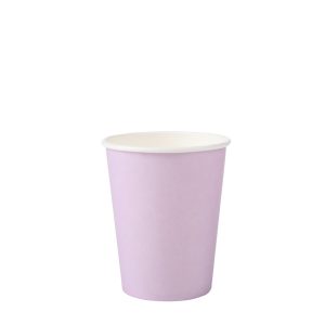 COPO PAPEL LISO CANDY COLOR LILAS C/10 UNIDADES 270ML