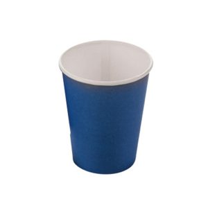COPO PAPEL LISO AZUL C/10 UNIDADES 270ML
