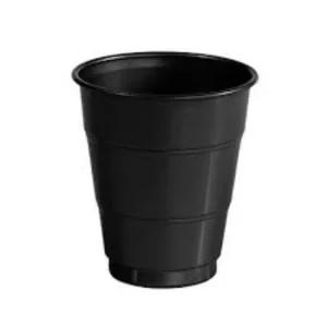 COPO HAPPY LINE 210 ML PRETO C/10 UNIDADES