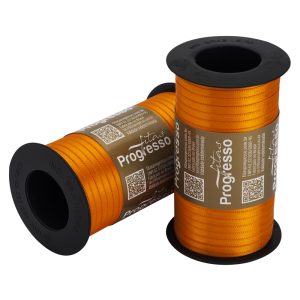 FITA CETIM DUPLO T900/000 4 mm COR 066 LARANJA  100 metros