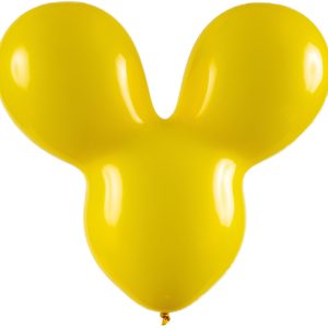 MOUSE FAMILY PEQUENO 10 POLEGADAS AMARELO C/12 UNIDADES