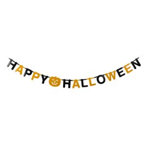 FAIXA HAPPY HALLOWEEN ABOBORA TAM. APROX. 2M