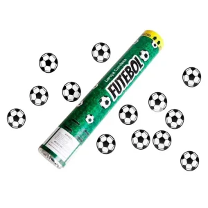 LANCA CONFETES FUTEBOL 30CM
