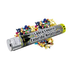 LANCA CONFETE COLORIDO METALIZADO 30 CM