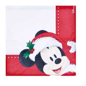 GUARDANAPO TECIDO MICKEY 40x40cm DISNEY C/4 UN