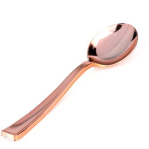 COLHER SOBREMESA LINHA ROSE PREMIUM C/8 UNIDADES