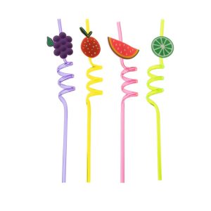 CANUDO DIVERTIDO FRUTINHAS C/4 UNIDADES
