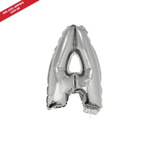BALAO FOIL LETRA PRATA 16 A C/ VARETA