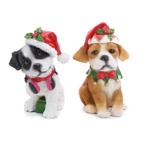ENF PEND CACHORRO GORRO RENA NOEL CLR 13,8CM C/1 UN