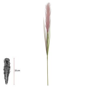 C.CAPIM C/PLUMA (ROSA ANTIGO) 90cm