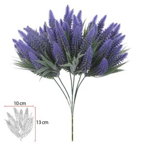 FOLHAGEM PICK ASTIBLE PLASTICO X5 LAVANDA 29cm