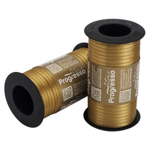 FITA CETIM DUPLO T900/000 4 mm COR 1353 DOURADO  100 metros