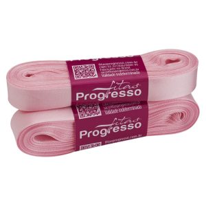 FITA CETIM SIMPLES CF003 15 mm COR 310 ROSA BEBE 10 metros