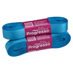 FITA CETIM SIMPLES CF003 15 mm COR 213 AZUL TURQUESA 10 metros