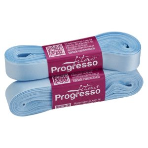 FITA CETIM SIMPLES CF003 15 mm COR 212 AZUL BEBE 10 metros