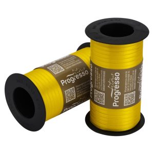 FITA CETIM DUPLO T900/000 4 mm COR 763 AMARELO GEMA 100 metros