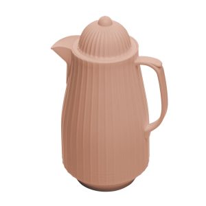 GARRAFA TERMICA DE PLASTICO MINI BAMBU BEGE 400ML