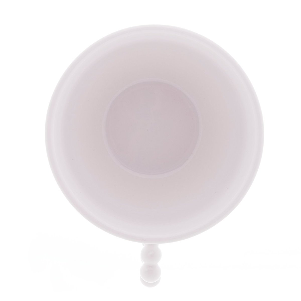 CJ 4 XICARAS P/CHA DE PORCELANA C/PIRES CORACAO BEADS BRANCO 210ml - Image 7