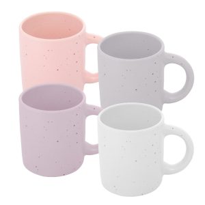 CONJUNTO 4 CANECA DE CAFE DE CERAMICA GRANILITE 90ML