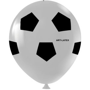 BALAO 11 BOLA DE FUTEBOL C/25 BRANCO/PRETO
